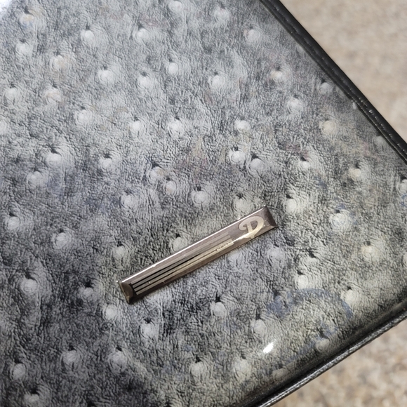 Vintage Grey Snakeprint Satchel Handbag - Picture 2 of 6